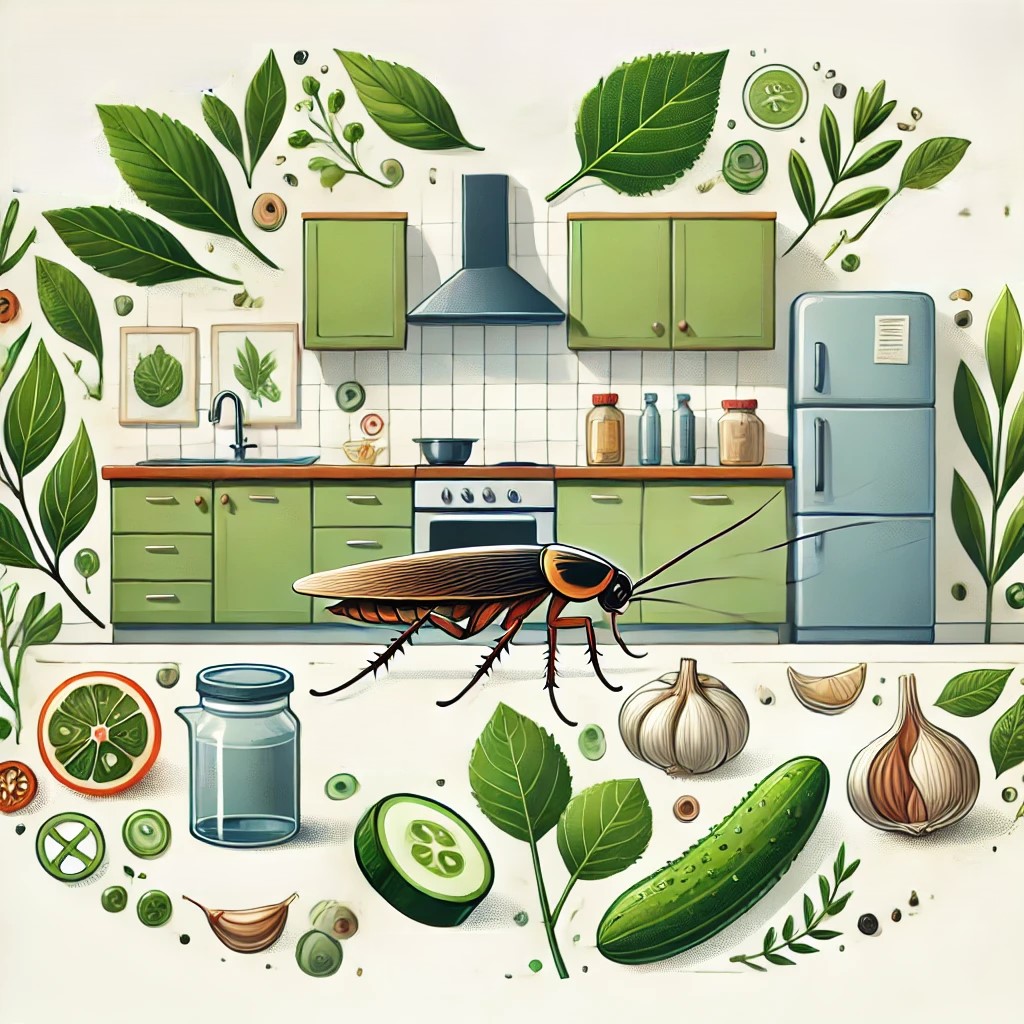 natural methods to repel cockroaches without using chemicals.