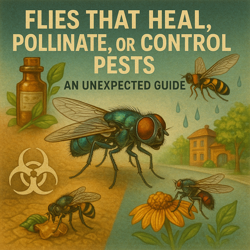 Flying Pests Controls Flies That Heal, Pollinate, or Control Pests: An Unexpected Guide | Eco ...